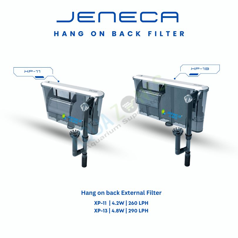Jeneca Hang On Back External Filter XP-11 XP-13 at Ganraj Aquarium Pune